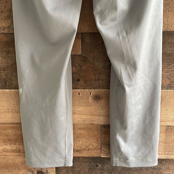 Nike Pro Women's Grey Capri Compression Dri‑fit Leggings Large Swoosh Small - Picture 6 of 9